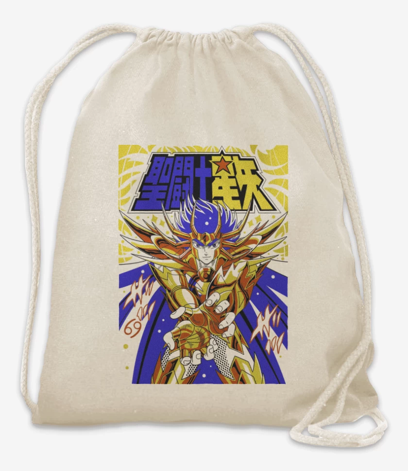 Mochila Blanco de Máscara de Muerte de Cáncer B