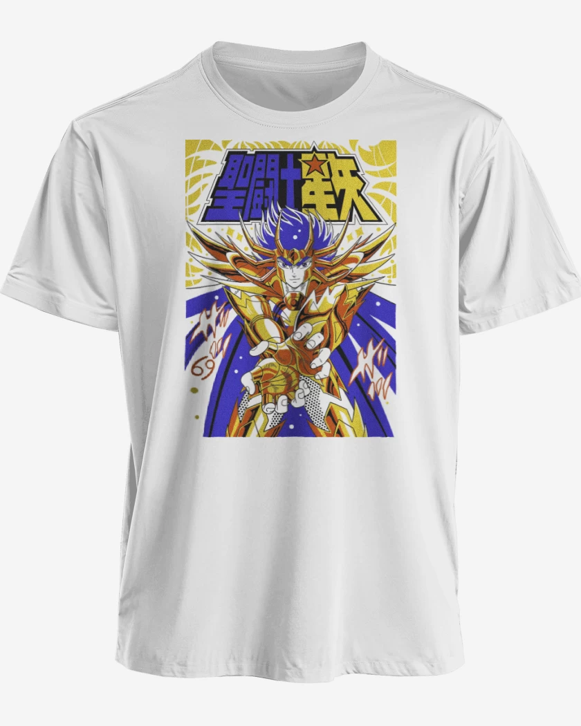 Polera premium Blanco de Máscara de Muerte de Cáncer B