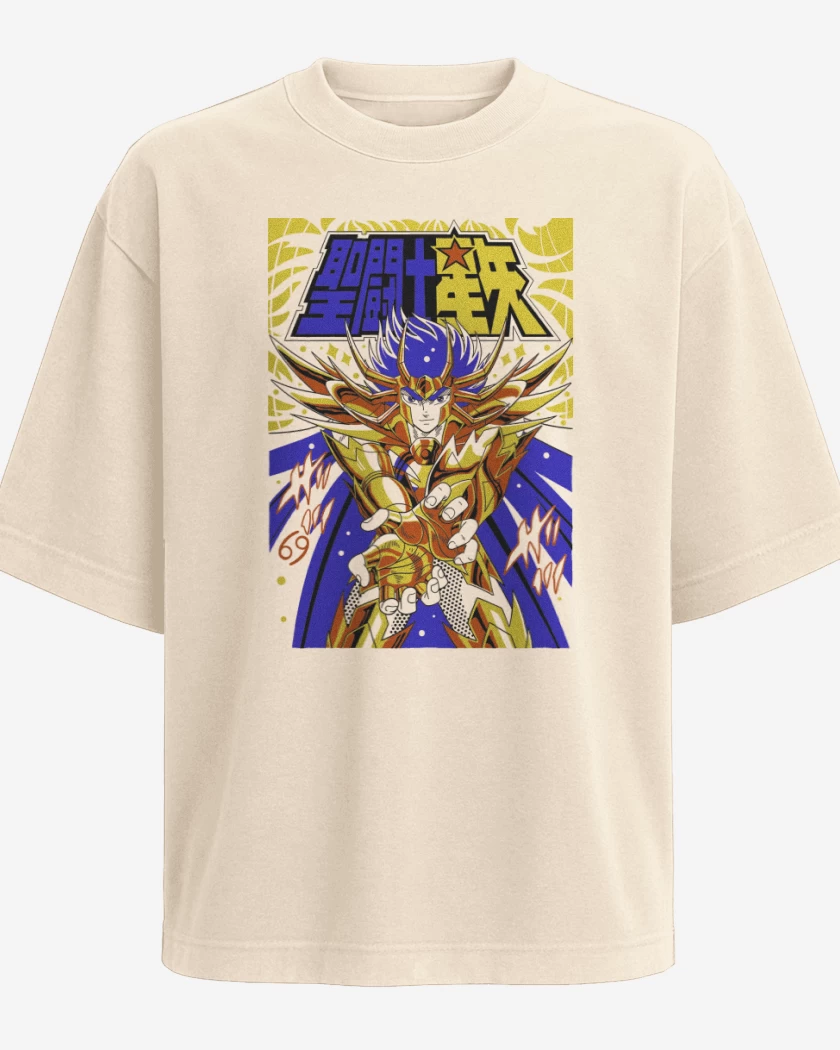 Polera Oversize Máscara de Muerte de Cáncer B