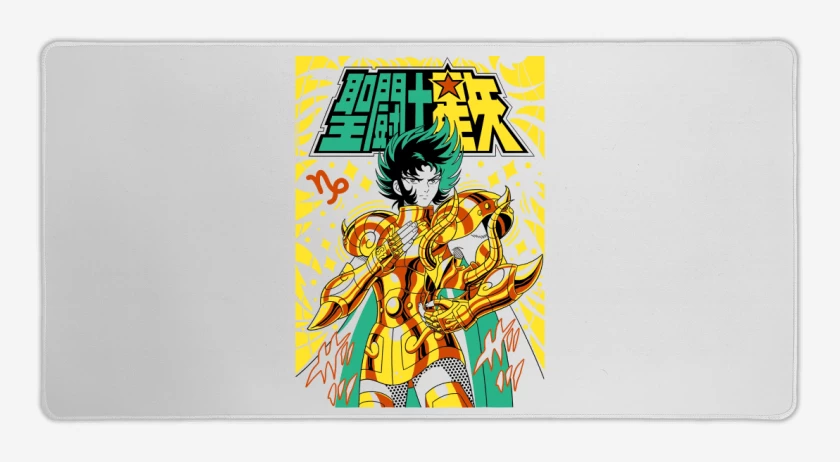 Mouse pad Gamer Blanco de Shura de Capricornio B