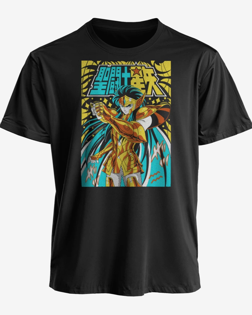 Polera premium Negro de Camus de Acuario N