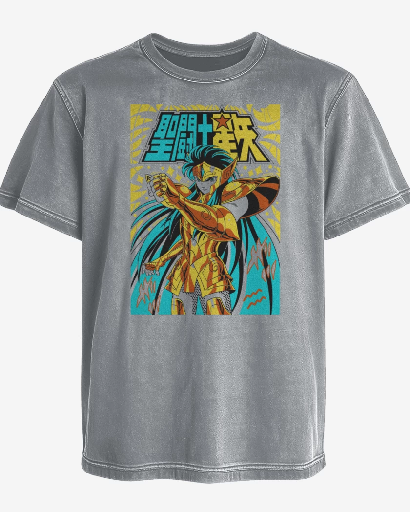 Polera desgastada Camus de Acuario