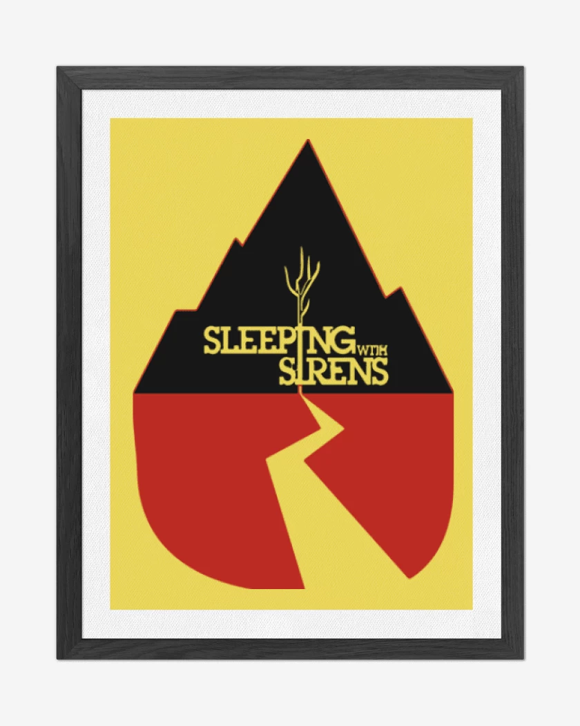 Cuadro decorativo Amarillo de Sleeping with sirens
