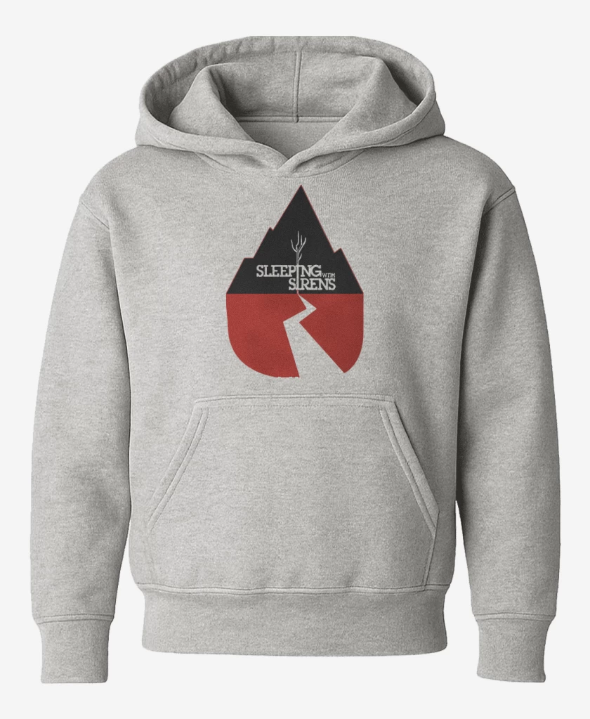 Poleron de niño Gris Melange de Sleeping with sirens