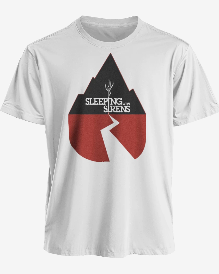 Polera premium Blanco de Sleeping with sirens