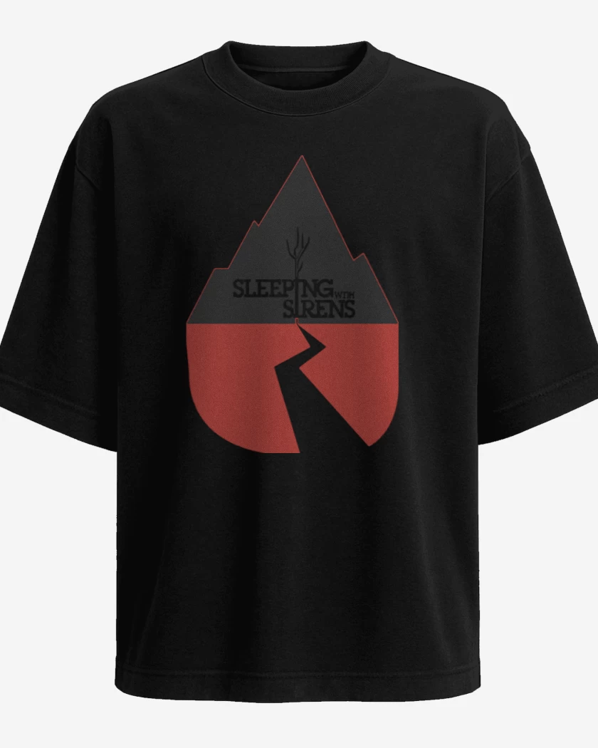 Polera Oversize Sleeping with sirens