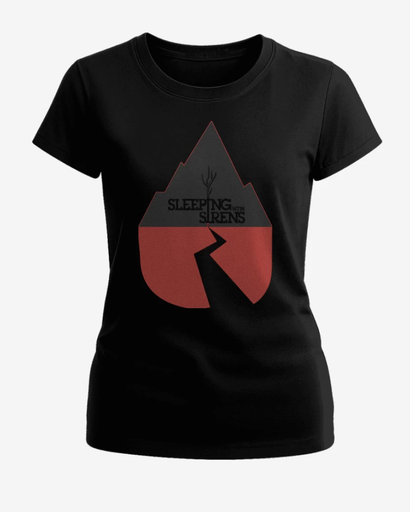 Polera de Mujer Negro de Sleeping with sirens
