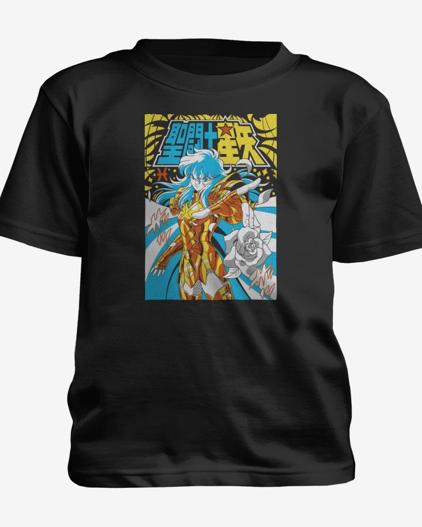 Polera de niño Negro de Afrodita de Piscis N