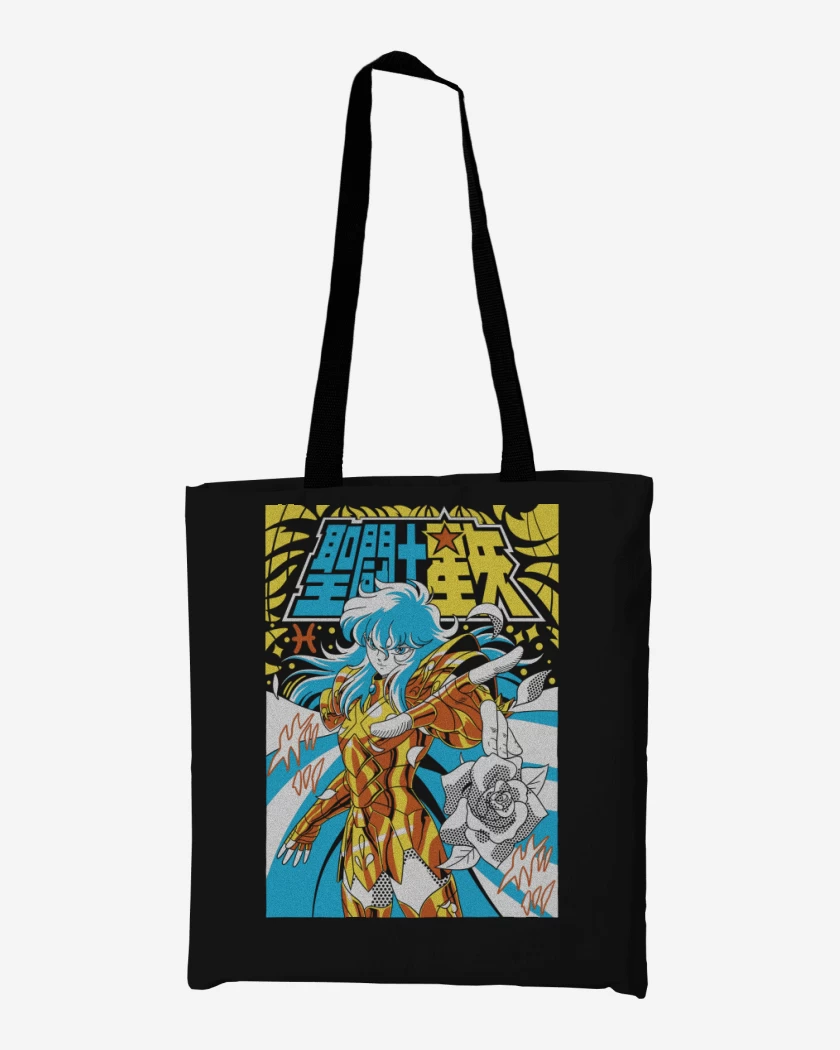Totebag Negro de Afrodita de Piscis N