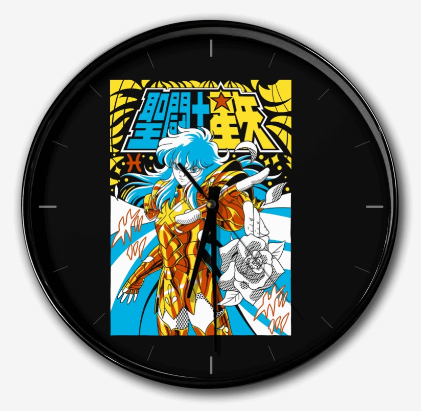 Reloj Negro de Afrodita de Piscis N