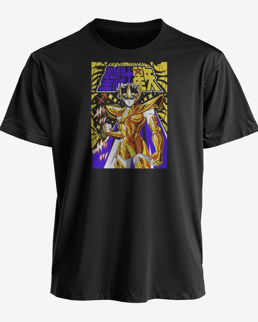 Polera premium Negro de Aioria de Leo N
