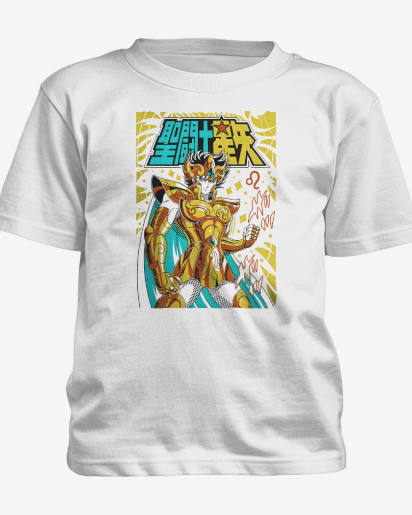 Polera de niño Blanco de Aioria de Leo B
