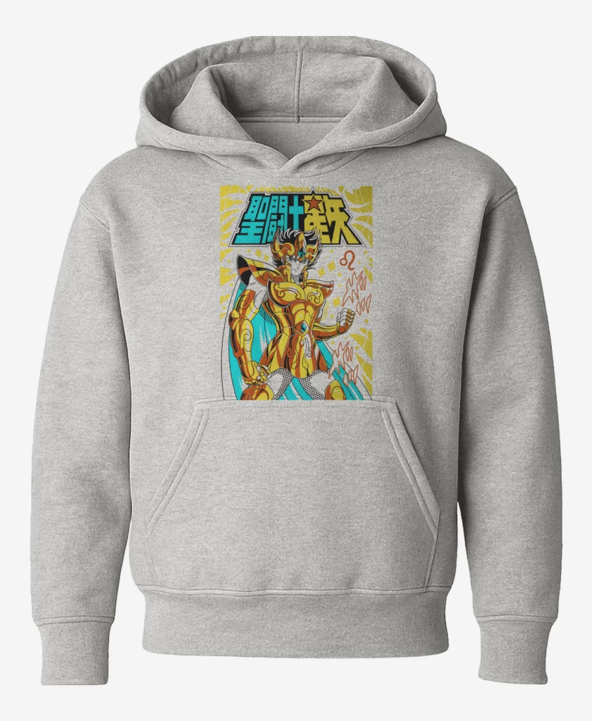 Poleron de niño Gris Melange de Aioria de Leo B