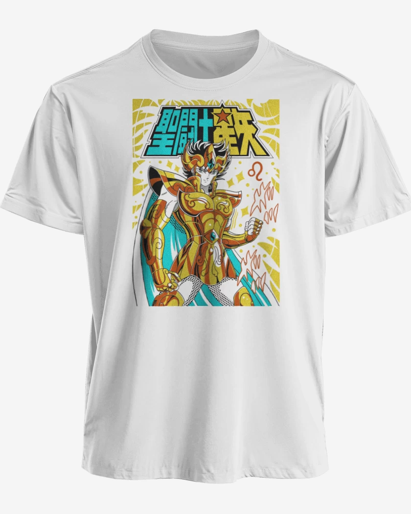 Polera premium Blanco de Aioria de Leo B