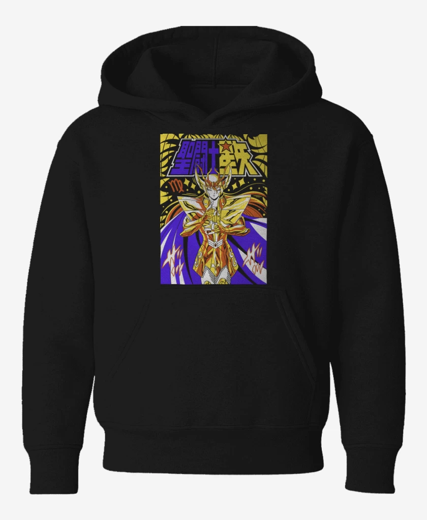 Poleron de niño Negro de Shaka de Virgo N
