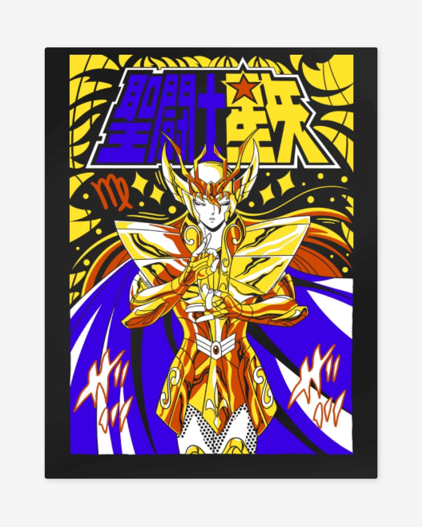 Print metalico Shaka de Virgo N