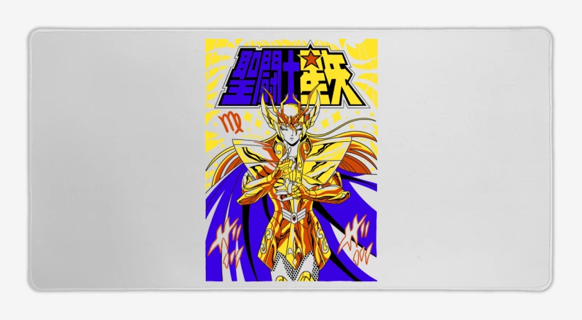 Mouse pad Gamer Blanco de Shaka de Virgo B