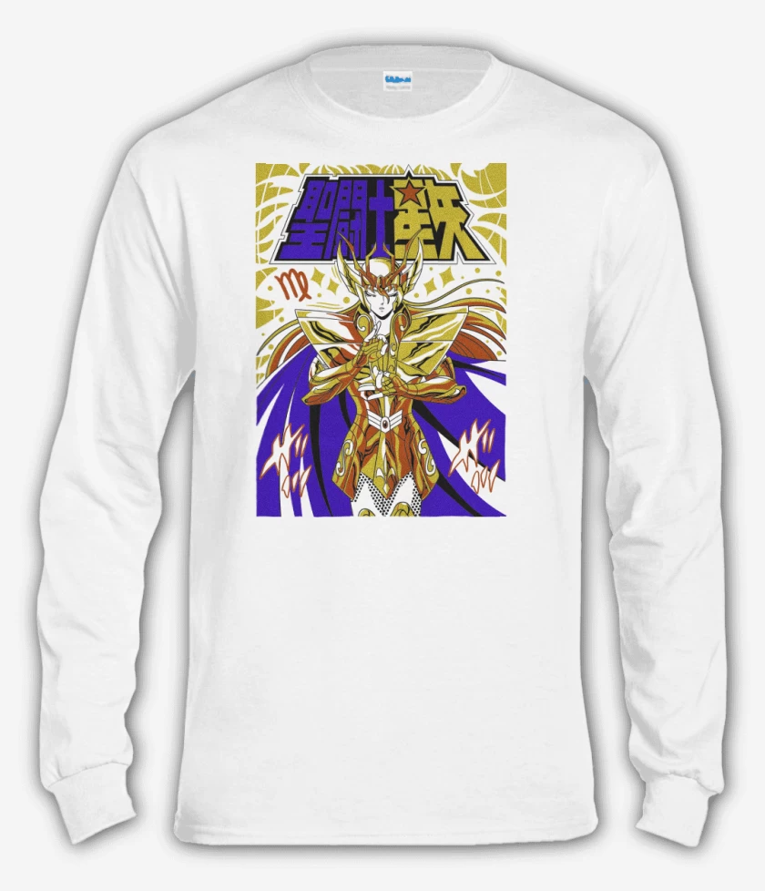 Polera manga larga Blanco de Shaka de Virgo B