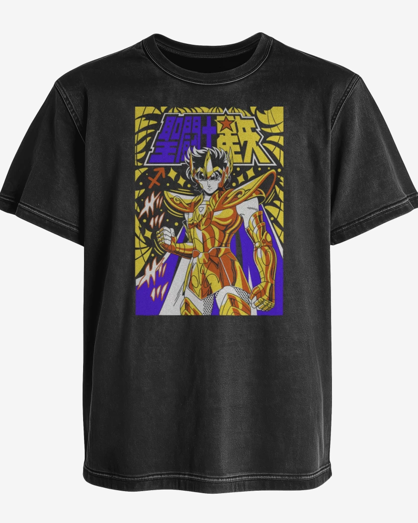 Polera desgastada Aioros de Sagitario N