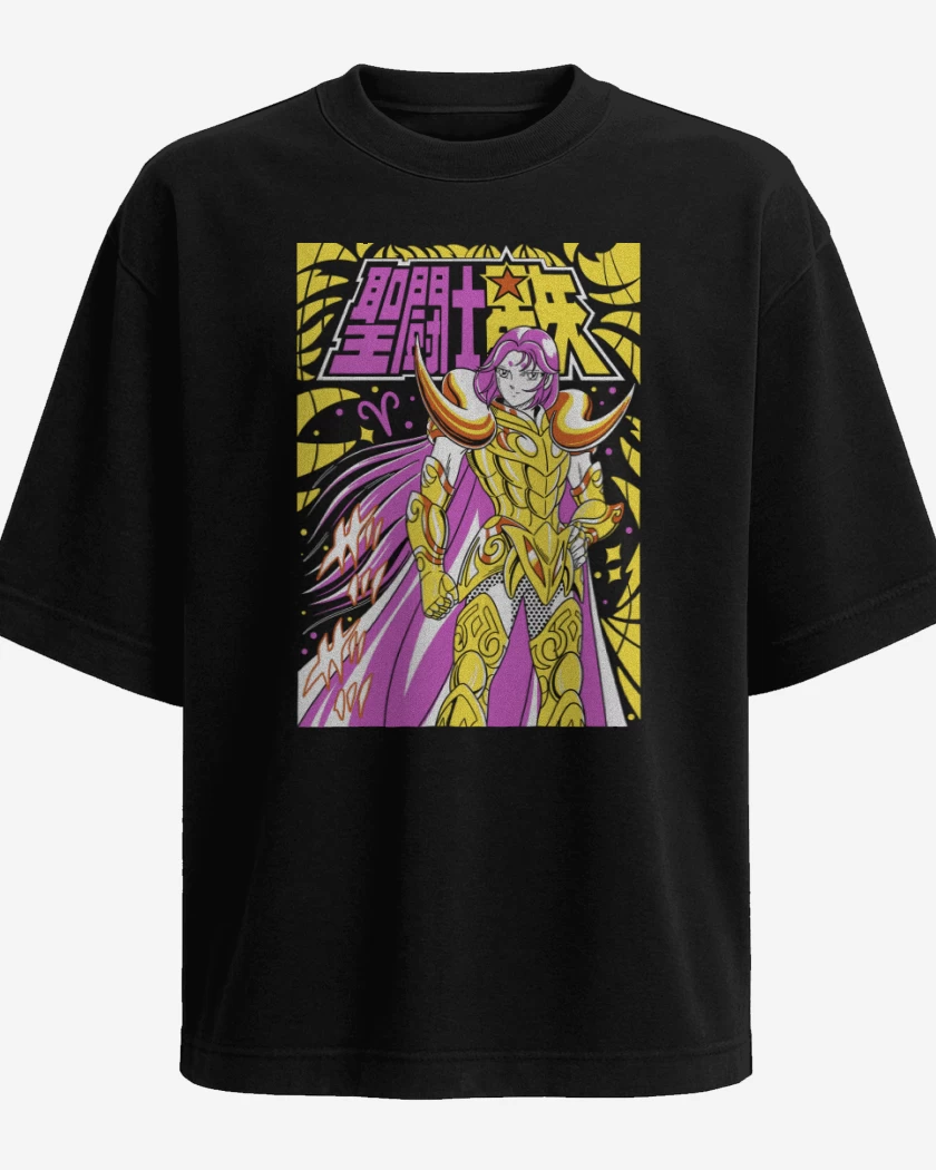 Polera Oversize Negro de Mu de Aries N