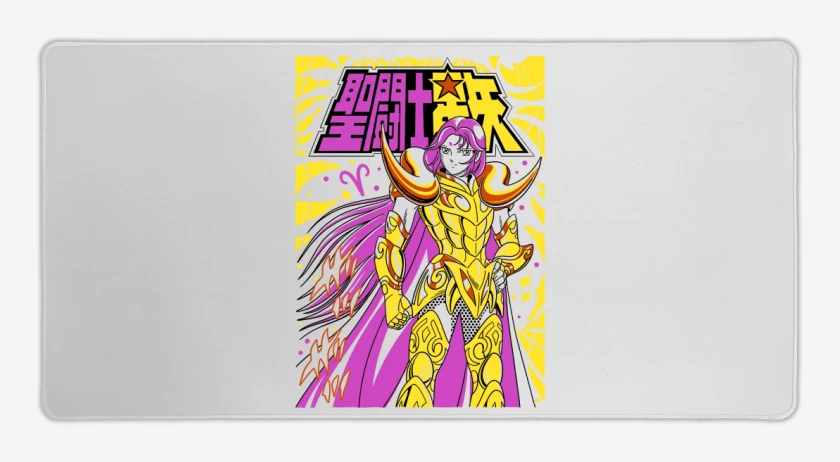 Mouse pad Gamer Blanco de Mu de Aries B