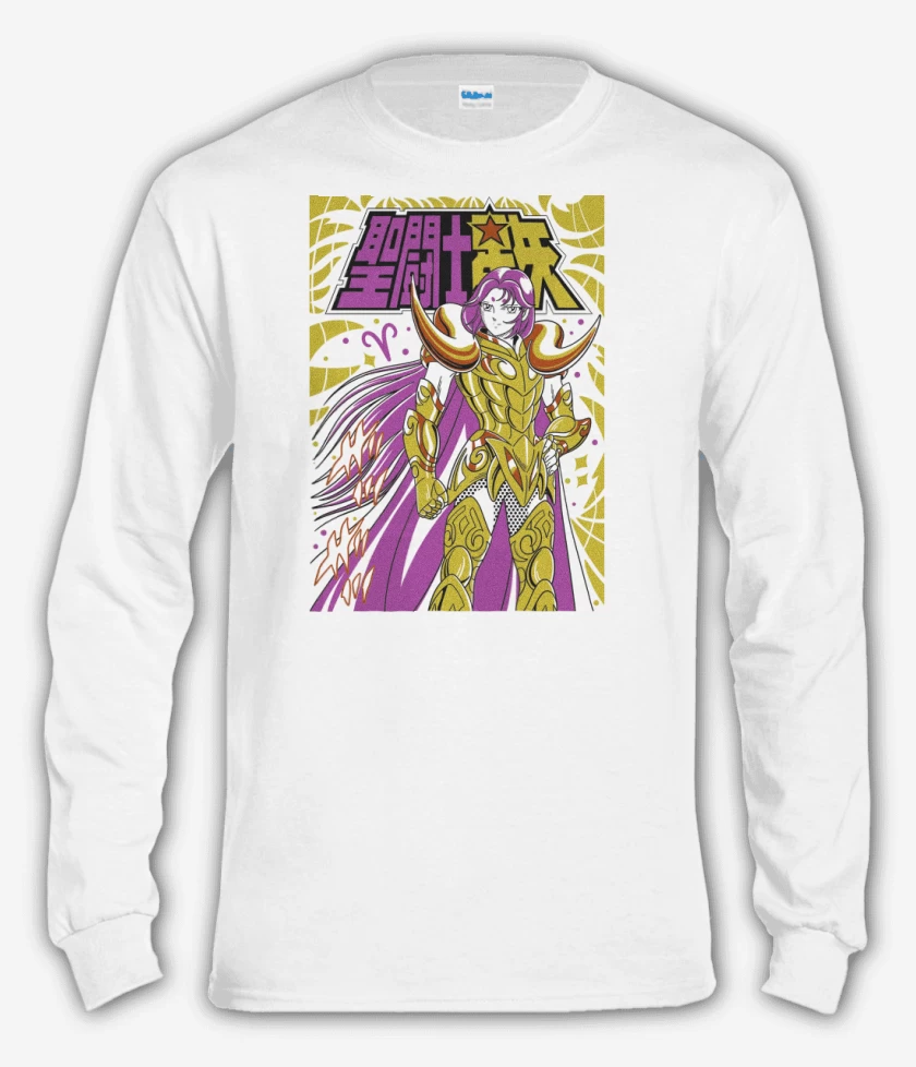 Polera manga larga Blanco de Mu de Aries B
