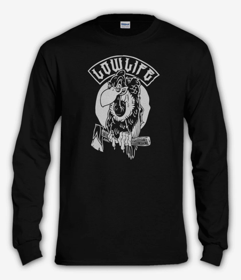 Polera manga larga Negro de Carroñero