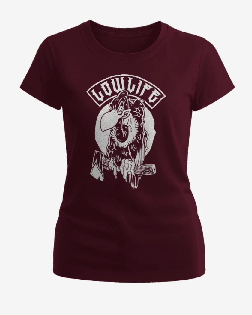 Polera de Mujer Burdeo de Carroñero
