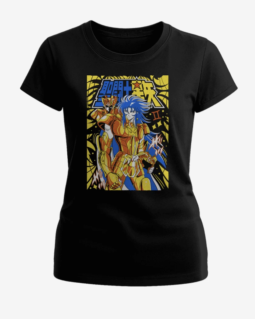 Polera de Mujer Negro de Saga de Géminis N