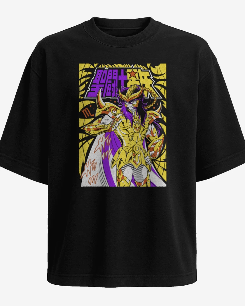 Polera Oversize Negro de Milo de Escorpio N