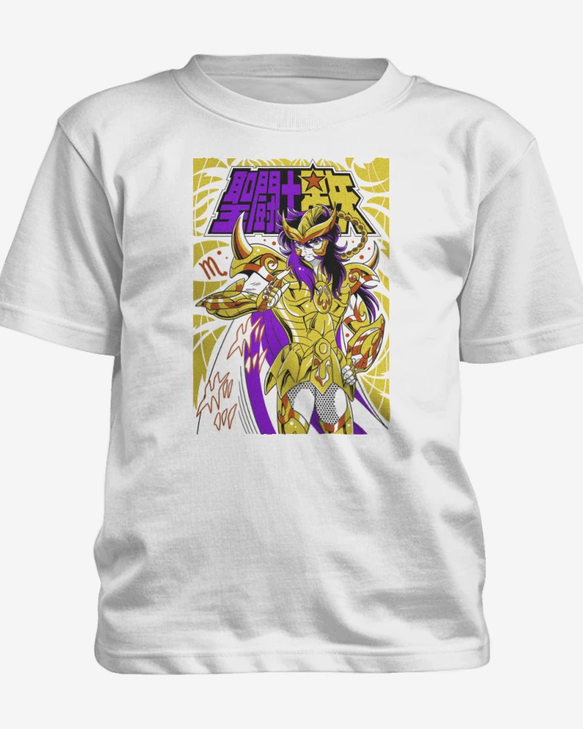 Polera de niño Blanco de Milo de Escorpio B