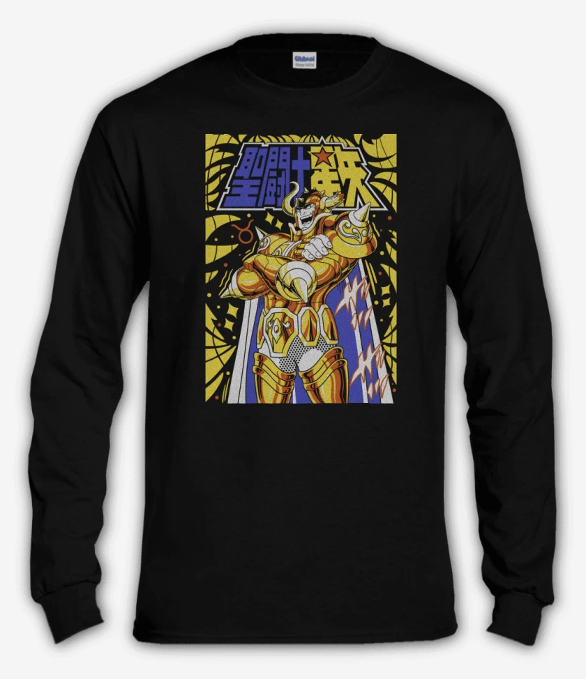 Polera manga larga Negro de Aldebarán de Tauro N