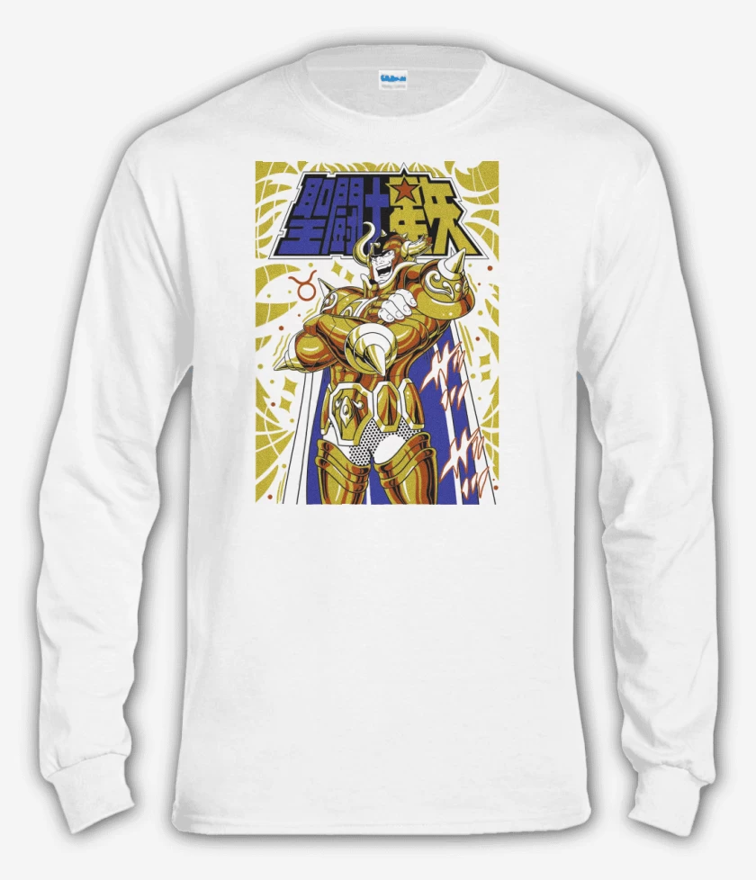 Polera manga larga Blanco de Aldebarán de Tauro B