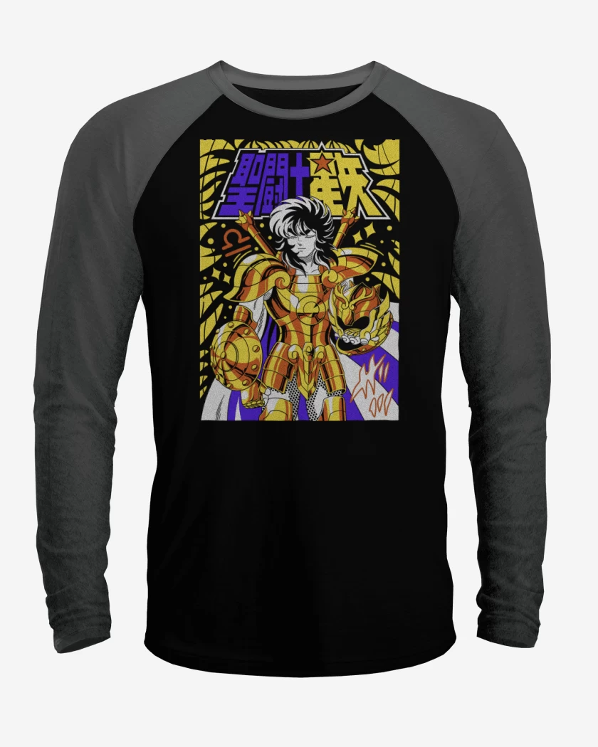 Polera Raglan Dohko de Libra N