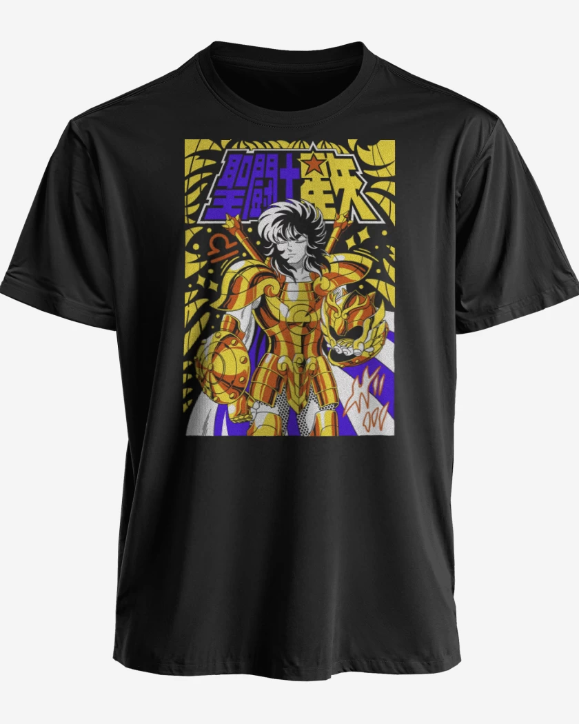 Polera premium Negro de Dohko de Libra N