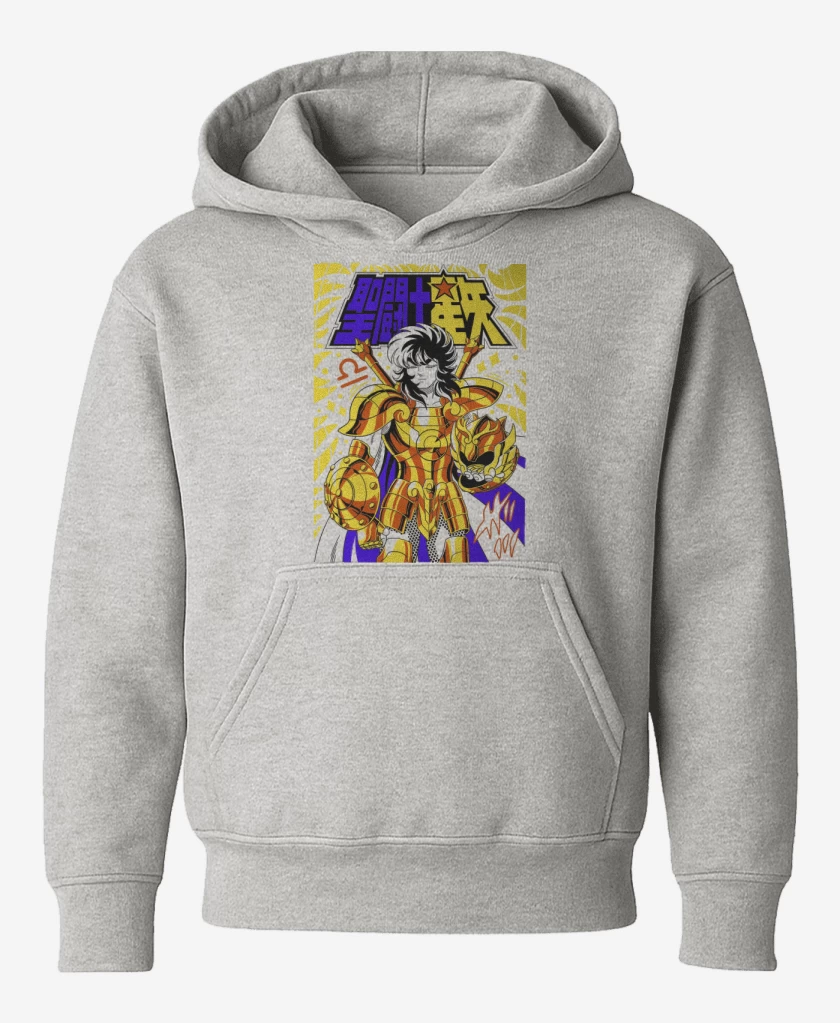 Poleron de niño Gris Melange de Dohko de Libra B
