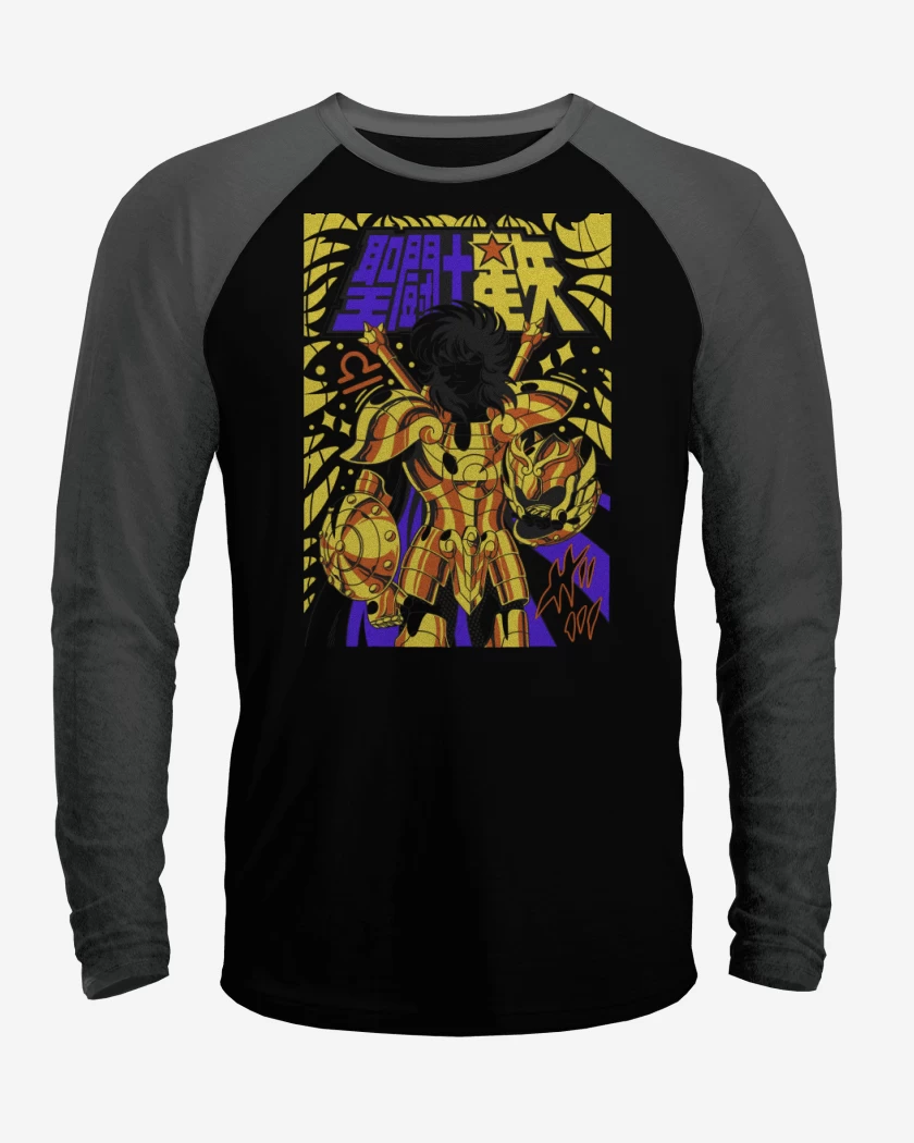 Polera Raglan Dohko de Libra B
