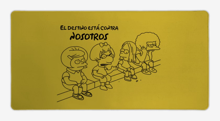 Mouse pad Gamer El destino está contra nosotros