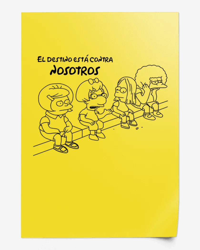 Print El destino está contra nosotros