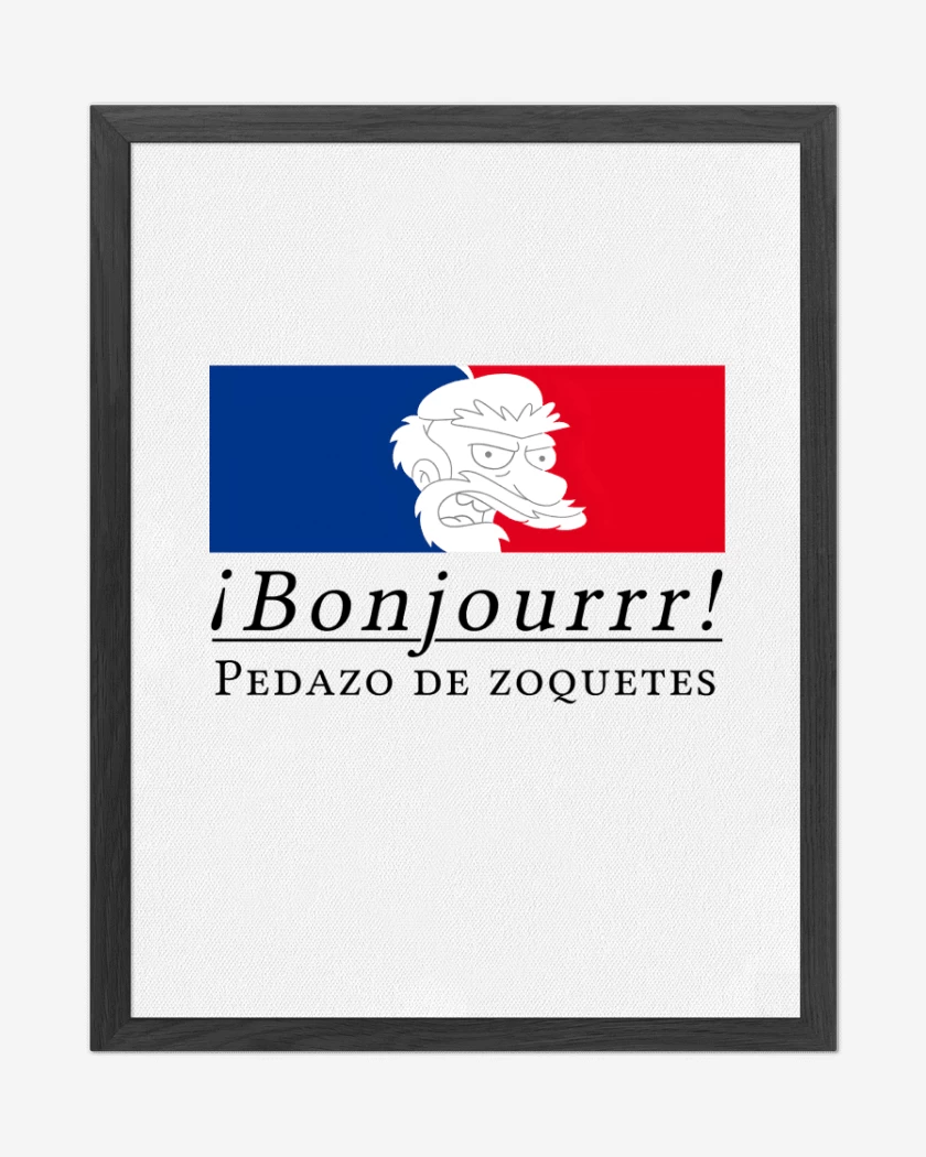 Cuadro decorativo Pedazo de Zoquetes