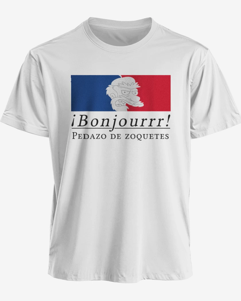 Polera premium Blanco de Pedazo de Zoquetes