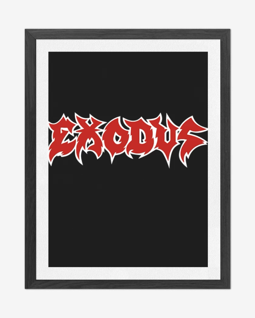 Cuadro decorativo Negro de Exodus