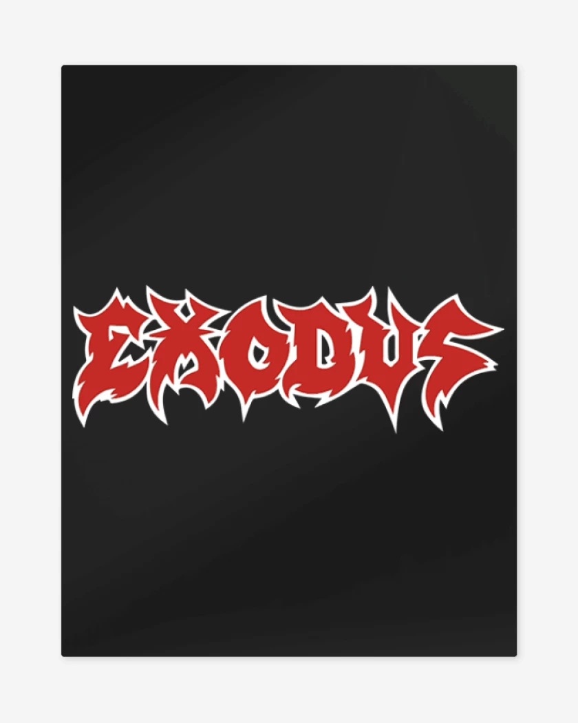 Print metalico Negro de Exodus