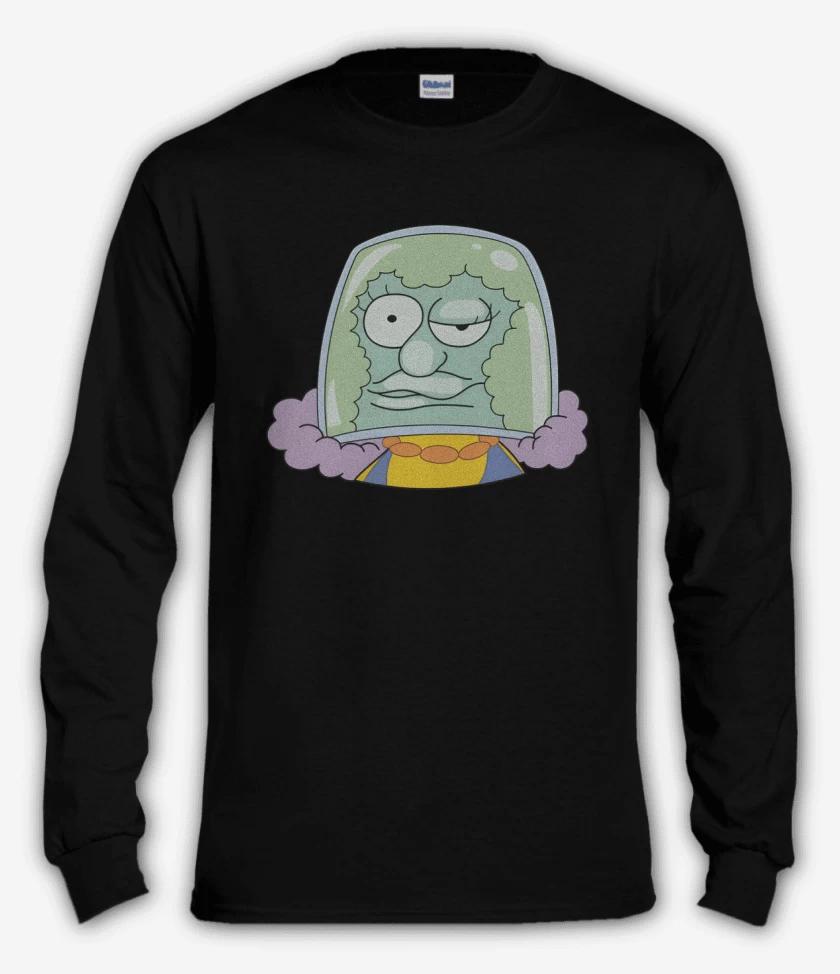 Polera manga larga Negro de Tía Selma