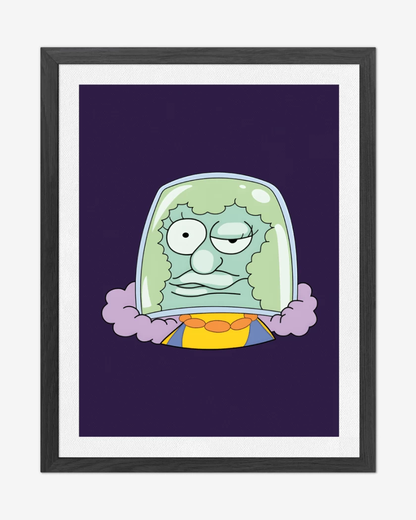 Cuadro decorativo Morado de Tía Selma
