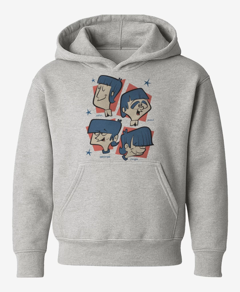 Poleron de niño Gris Melange de The Beatlestoon