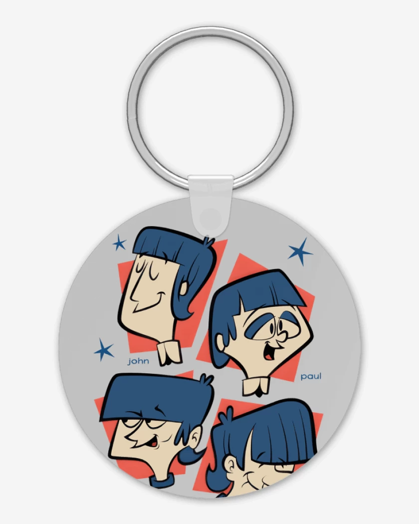 Llavero Gris Melange de The Beatlestoon