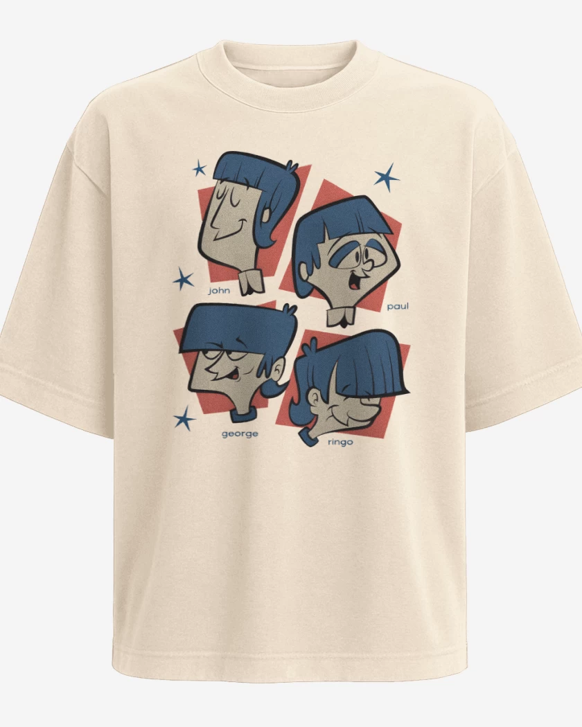 Polera Oversize Beige de The Beatlestoon