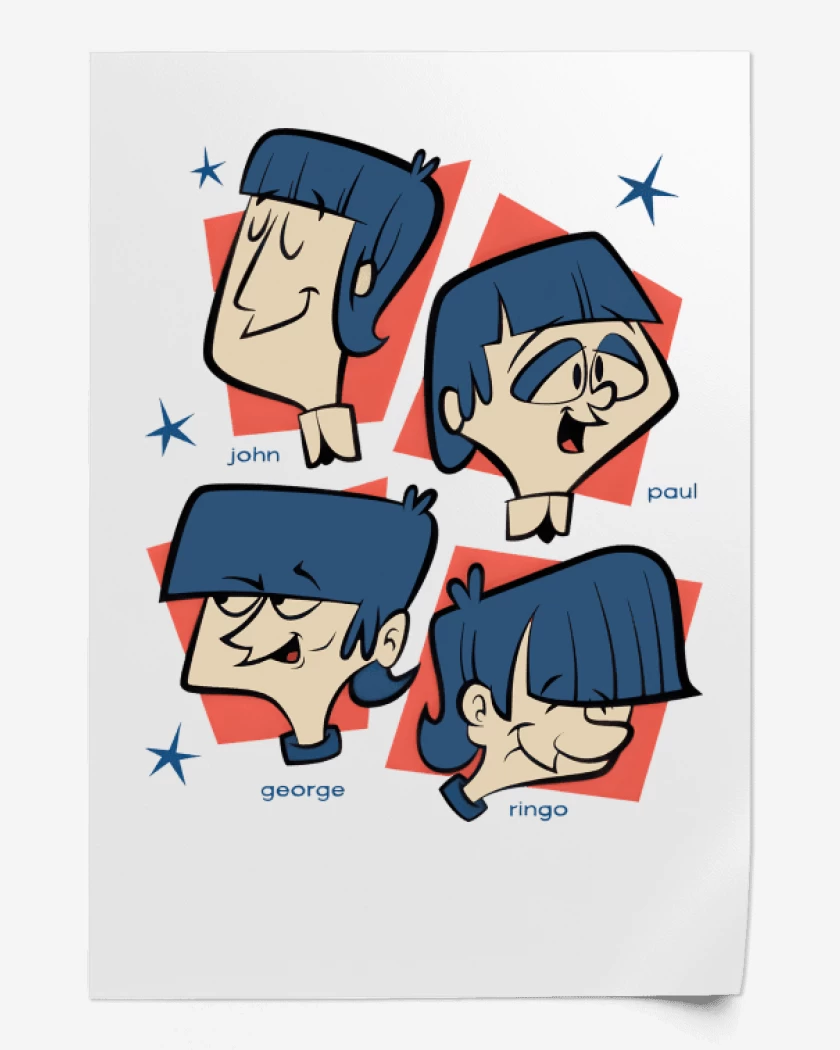Print Blanco de The Beatlestoon