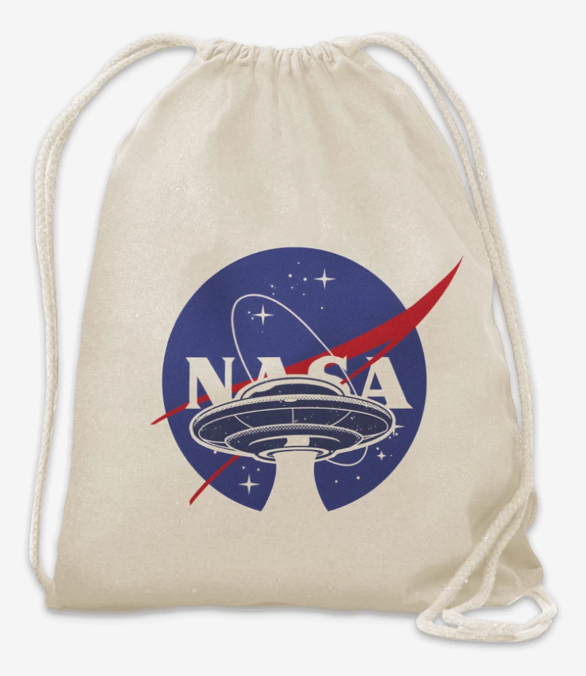 Mochila Blanco de Platillo de la Nasa